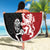 Custom British Lions New Zealand Beach Blanket Unique Style - Polynesian Pride
