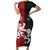 Custom British Lions New Zealand Family Matching Short Sleeve Bodycon Dress and Hawaiian Shirt Unique Style - Polynesian Pride