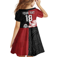 Custom British Lions New Zealand Family Matching Tank Maxi Dress and Hawaiian Shirt Unique Style LT18 - Polynesian Pride