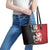 Custom British Lions New Zealand Leather Tote Bag Unique Style - Polynesian Pride