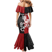 Custom British Lions New Zealand Mermaid Dress Unique Style LT18 - Polynesian Pride
