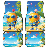 Funny Hawaii Mango Car Mats Tropical Summer Beach Mascot Vacation