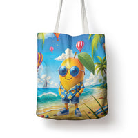 Funny Hawaii Mango Tote Bag Tropical Summer Beach Mascot Vacation