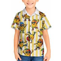 Funny Hawaii Mango Hip Hop Cartoon Hawaiian Shirt Summer Beach Party