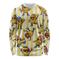 Funny Hawaii Mango Hip Hop Cartoon Long Sleeve Shirt Summer Beach Party