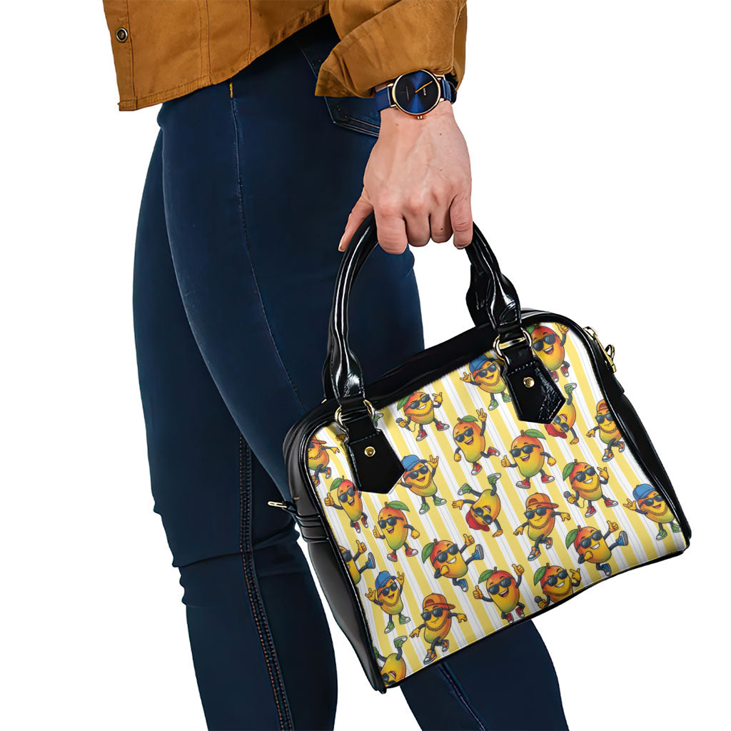 Funny Hawaii Mango Hip Hop Cartoon Shoulder Handbag Summer Beach Party