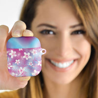 Pink Aloha Hawaiian AirPods Case Tropical Flower Palm Leaf Pattern LT19 - Polynesian Pride