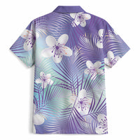 Purple Aloha Hawaiian Hawaiian Shirt Tropical Flower Palm Leaf Pattern LT19 - Polynesian Pride
