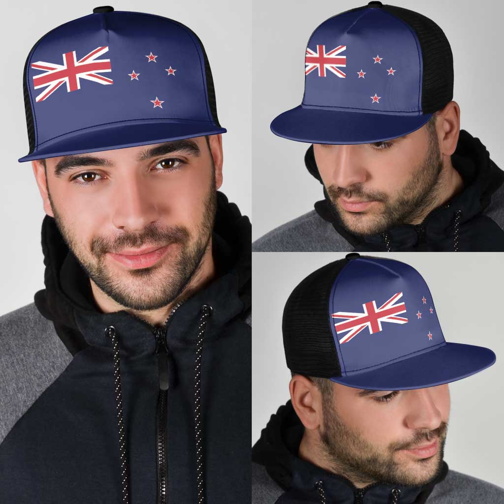 New Zealand Mesh Trucker Cap National Flag Colors - Polynesian Pride