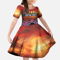 Personalised ANZAC Day Family Matching Summer Maxi Dress and Hawaiian Shirt Remembering the Animals of War