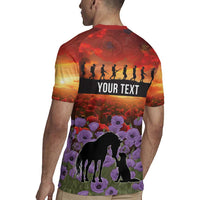 Personalised ANZAC Day Rugby Jersey Remembering the Animals of War