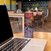 Personalised ANZAC Day Skinny Tumbler Remembering the Animals of War