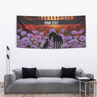 Personalised ANZAC Day Tapestry Remembering the Animals of War