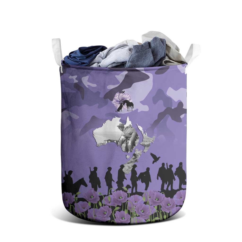 ANZAC Day Laundry Basket Lest We Forget the Animals Too