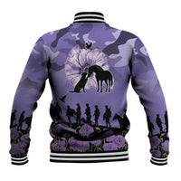 ANZAC Day Baseball Jacket Lest We Forget the Animals Too