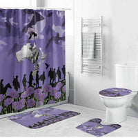 ANZAC Day Bathroom Set Lest We Forget the Animals Too
