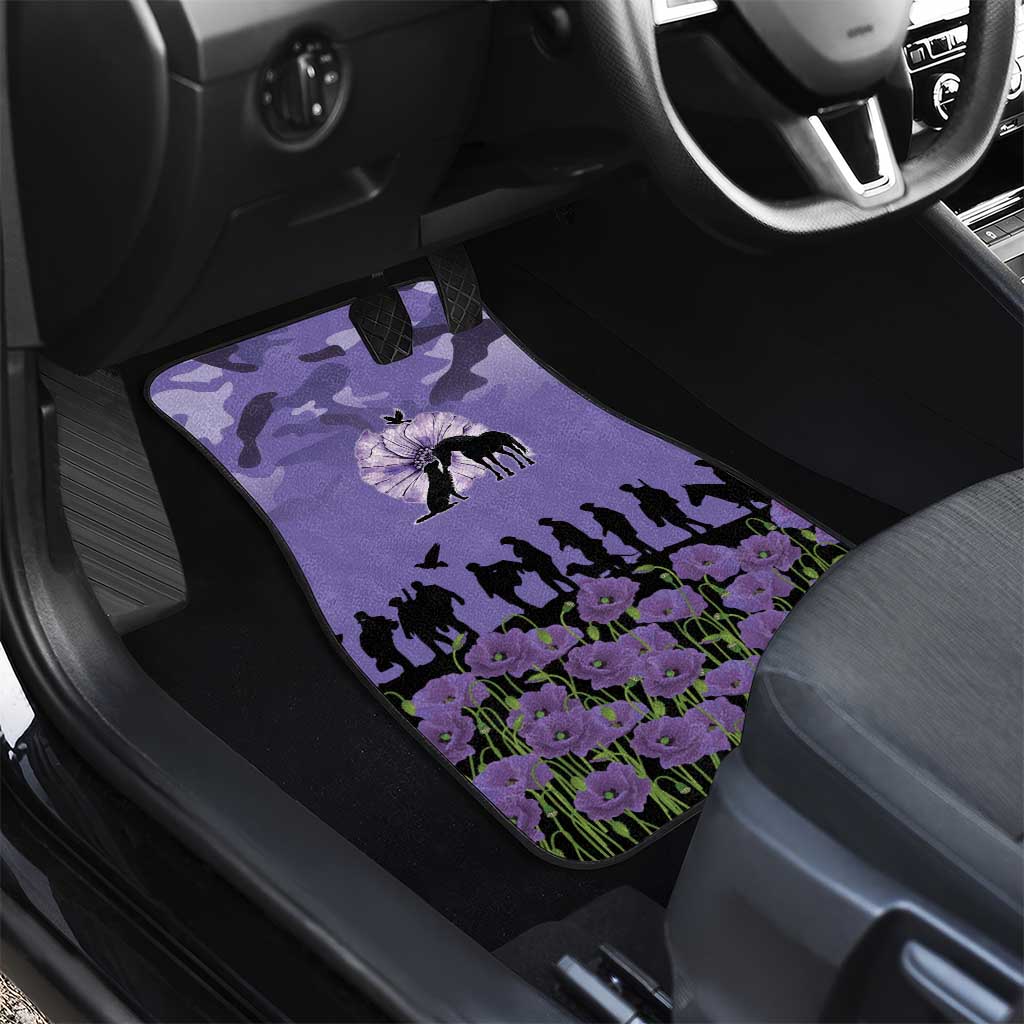 ANZAC Day Car Mats Lest We Forget the Animals Too