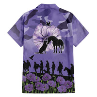 ANZAC Day Family Matching Puletasi and Hawaiian Shirt Lest We Forget the Animals Too