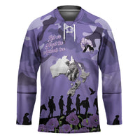 ANZAC Day Hockey Jersey Lest We Forget the Animals Too