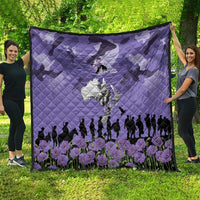 ANZAC Day Quilt Lest We Forget the Animals Too