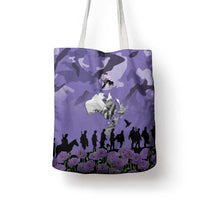 ANZAC Day Tote Bag Lest We Forget the Animals Too