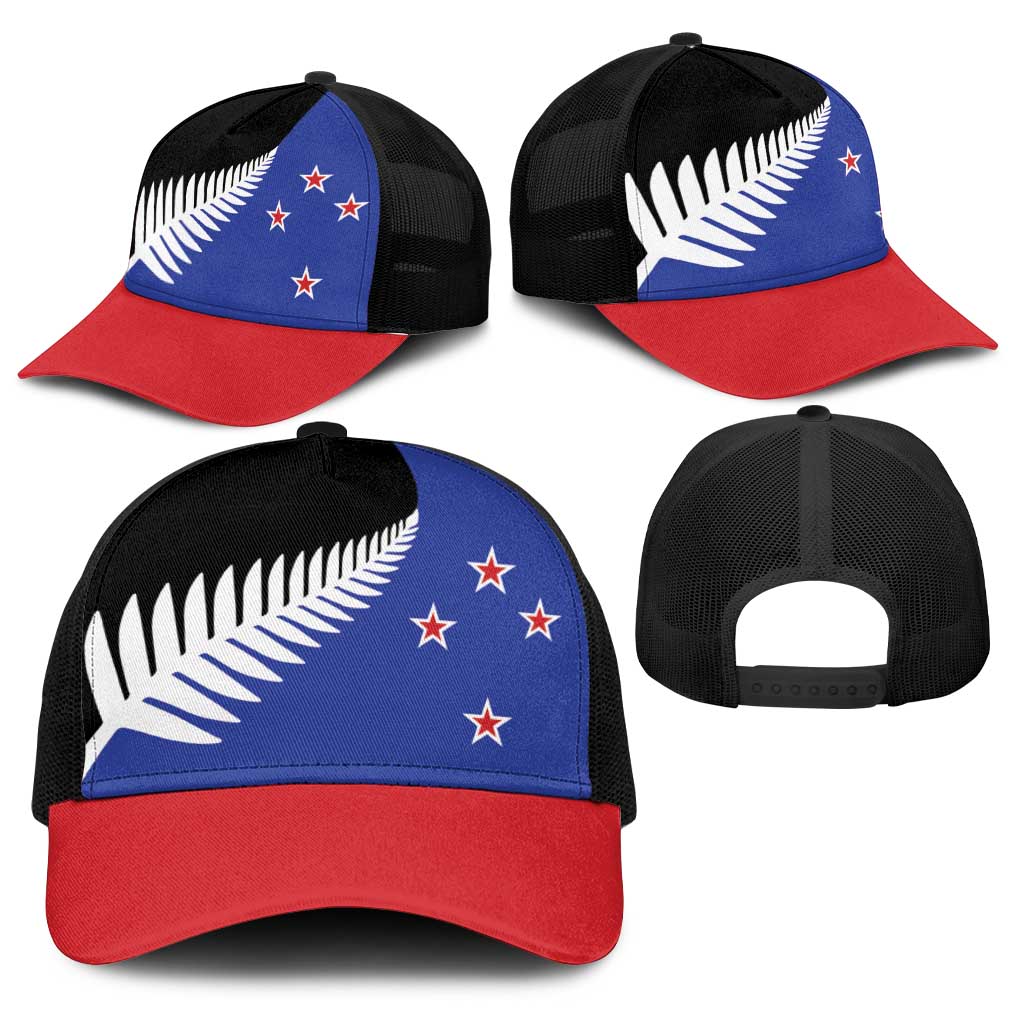New Zealand Baseball Net Cap National Flag Style - Polynesian Pride