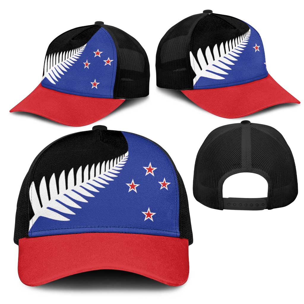 New Zealand Mesh Trucker Cap National Flag Style - Polynesian Pride