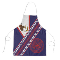 American Samoa Flag Day Apron Polynesian Tribal Tattoo Eagle Art