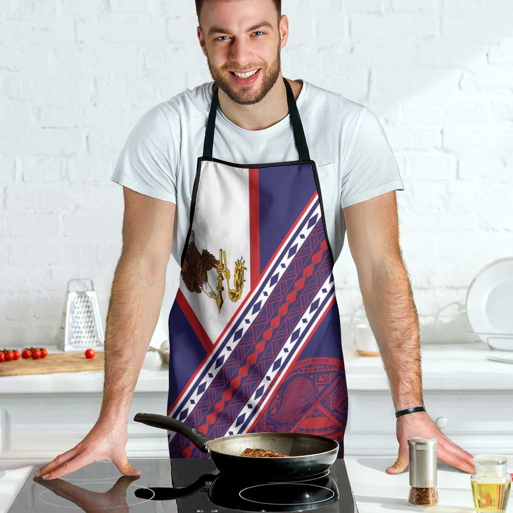 American Samoa Flag Day Apron Polynesian Tribal Tattoo Eagle Art