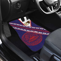 American Samoa Flag Day Car Mats Polynesian Tribal Tattoo Eagle Art