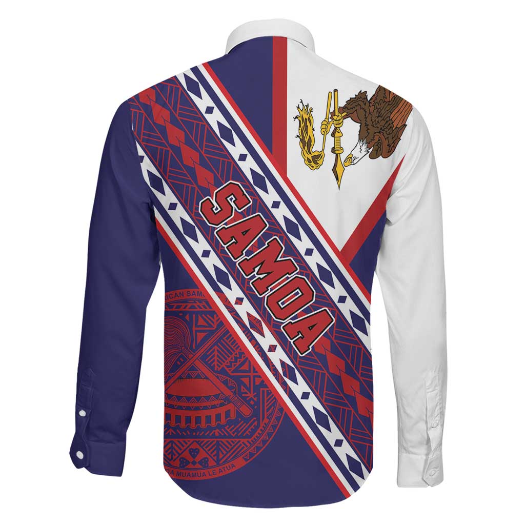 American Samoa Flag Day Family Matching Tank Maxi Dress and Hawaiian Shirt Polynesian Tribal Tattoo Eagle Art LT19 - Polynesian Pride