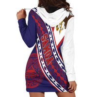 American Samoa Flag Day Hoodie Dress Polynesian Tribal Tattoo Eagle Art