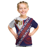 American Samoa Flag Day Kid T Shirt Polynesian Tribal Tattoo Eagle Art