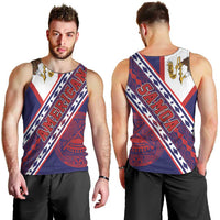 American Samoa Flag Day Men Tank Top Polynesian Tribal Tattoo Eagle Art