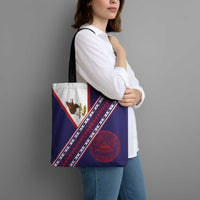 American Samoa Flag Day Tote Bag Polynesian Tribal Tattoo Eagle Art