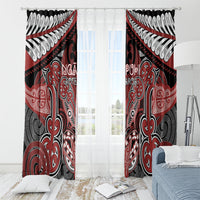Aotearoa Iwi Ngapuhi Window Curtain Maori Kowhaiwhai Pattern LT19 - Polynesian Pride