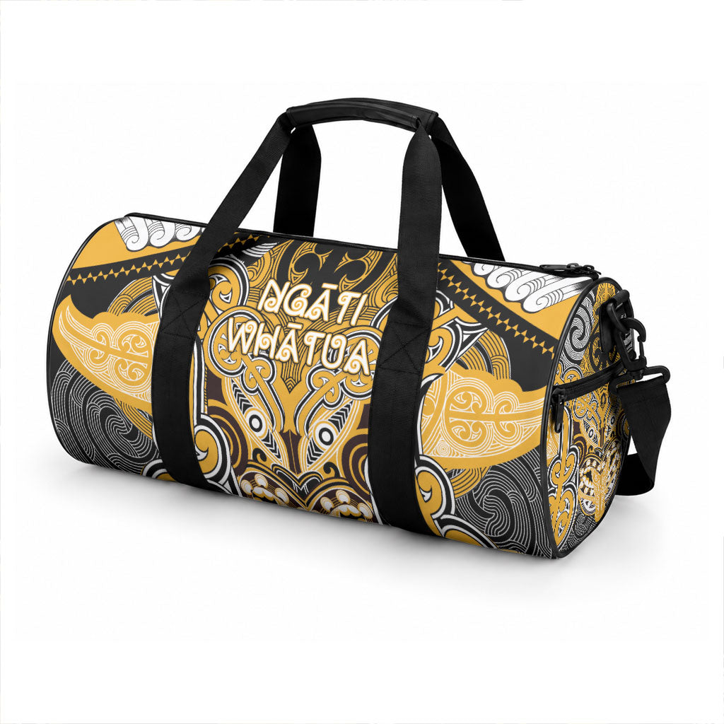 Aotearoa Iwi Ngati Whatua Duffle Bag Maori Kowhaiwhai Pattern LT19 - Polynesian Pride