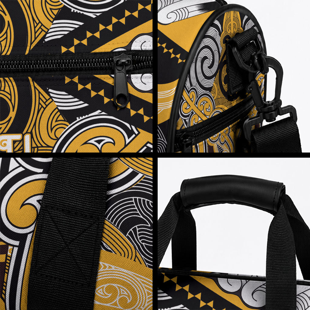 Aotearoa Iwi Ngati Whatua Duffle Bag Maori Kowhaiwhai Pattern LT19 - Polynesian Pride