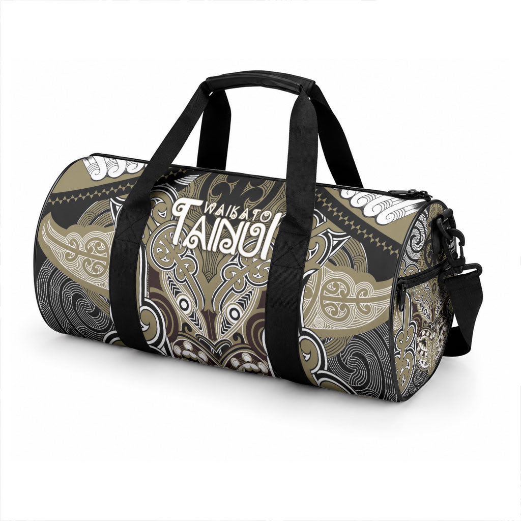 Aotearoa Iwi Waikato Tainui Duffle Bag Maori Kowhaiwhai Pattern LT19 - Polynesian Pride