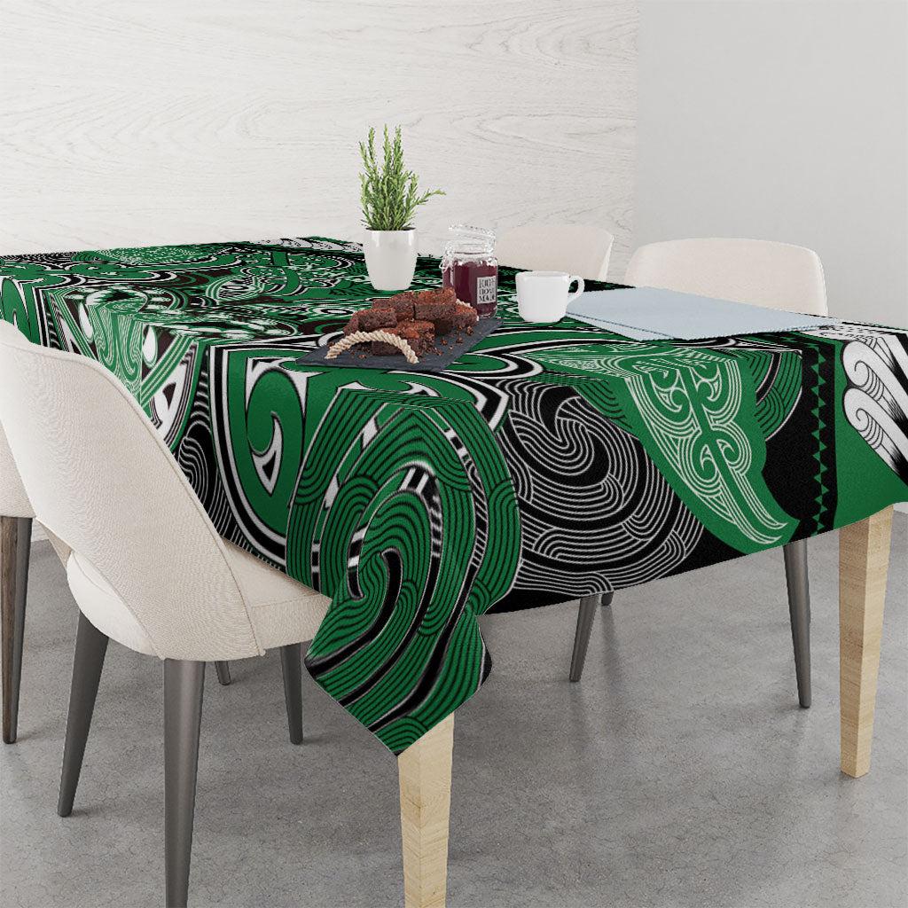 Aotearoa Iwi Ngati Maniapoto Tablecloth Maori Kowhaiwhai Pattern LT19 - Polynesian Pride
