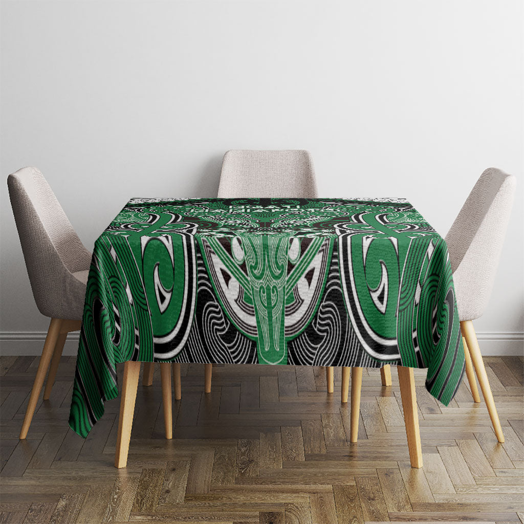 Aotearoa Iwi Ngati Maniapoto Tablecloth Maori Kowhaiwhai Pattern LT19 - Polynesian Pride
