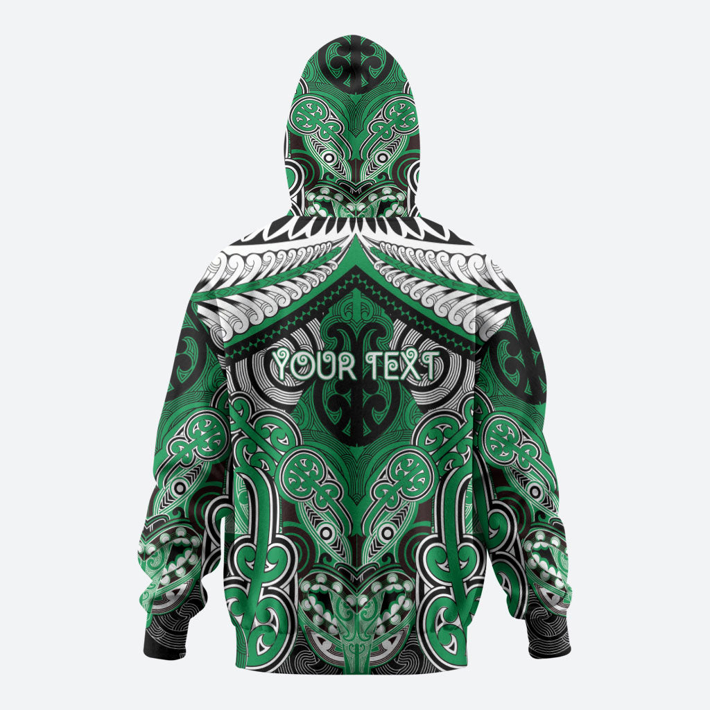 Aotearoa Iwi Ngai Tahu Personalised Hoodie Maori Kowhaiwhai Pattern LT19 - Polynesian Pride