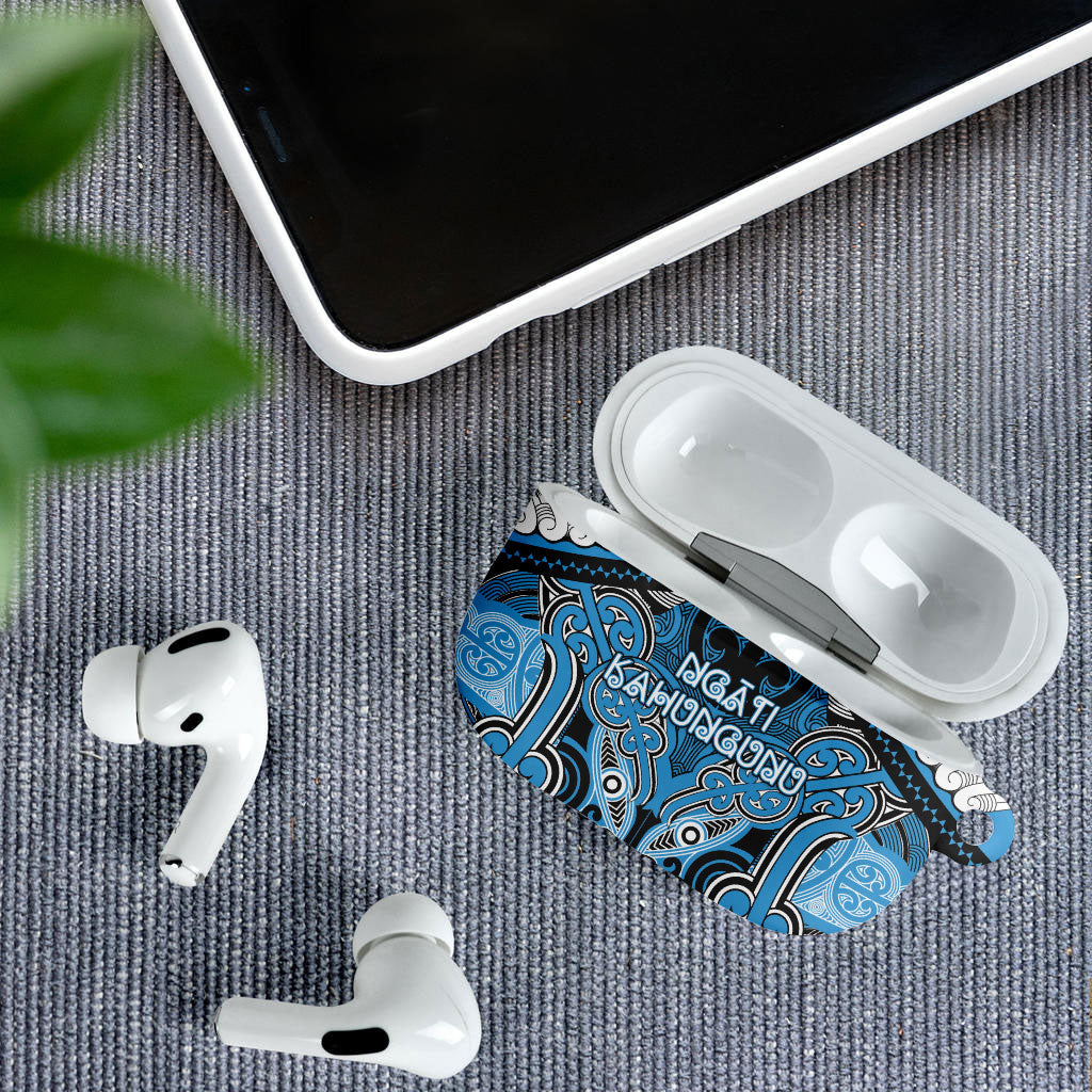 Aotearoa Iwi Ngati Kahungunu AirPods Case Maori Kowhaiwhai Pattern LT19 - Polynesian Pride