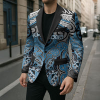 Aotearoa Iwi Ngati Kahungunu Personalised Blazer Maori Kowhaiwhai Pattern LT19 - Polynesian Pride