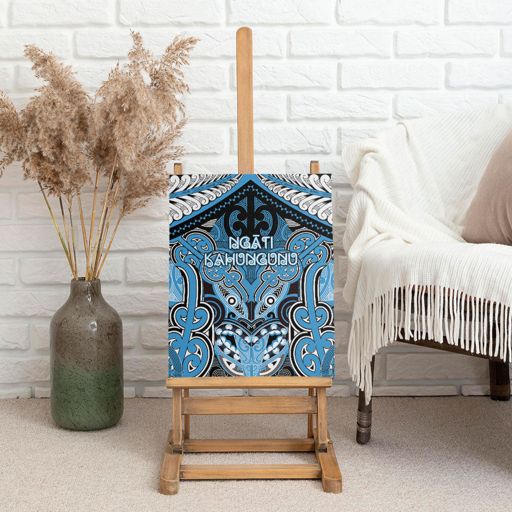Aotearoa Iwi Ngati Kahungunu Canvas Wall Art Maori Kowhaiwhai Pattern LT19 - Polynesian Pride