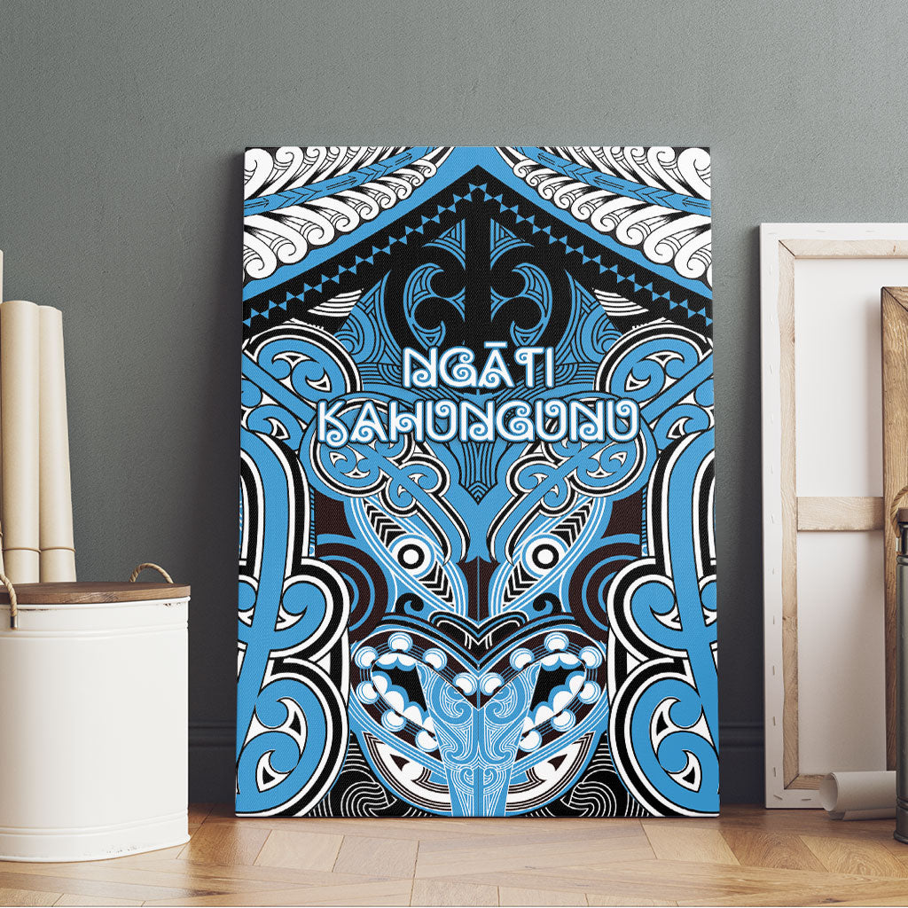 Aotearoa Iwi Ngati Kahungunu Canvas Wall Art Maori Kowhaiwhai Pattern LT19 - Polynesian Pride