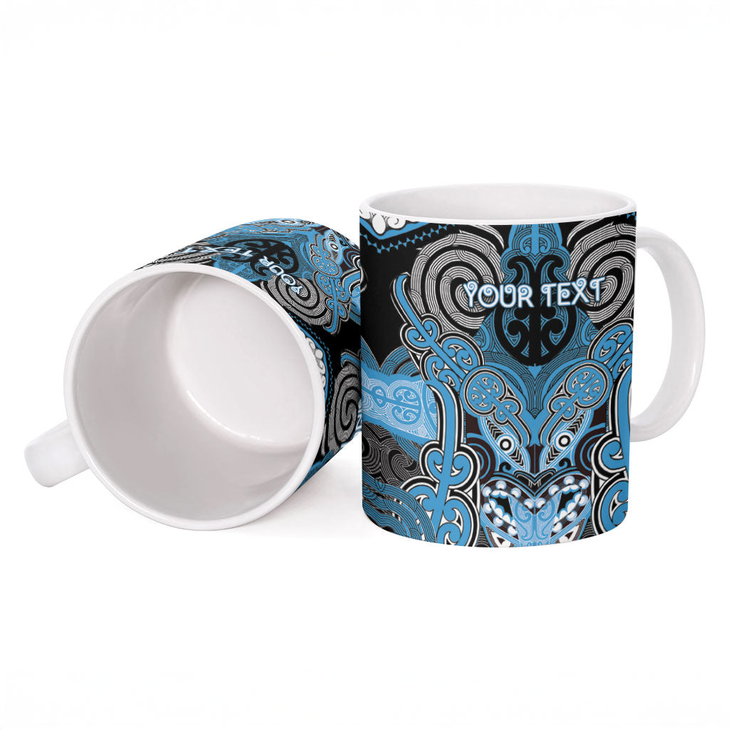 Aotearoa Iwi Ngati Kahungunu Personalised Ceramic Mug Maori Kowhaiwhai Pattern LT19 - Polynesian Pride