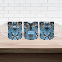 Aotearoa Iwi Ngati Kahungunu Personalised Ceramic Mug Maori Kowhaiwhai Pattern LT19 - Polynesian Pride