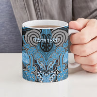 Aotearoa Iwi Ngati Kahungunu Personalised Ceramic Mug Maori Kowhaiwhai Pattern LT19 - Polynesian Pride