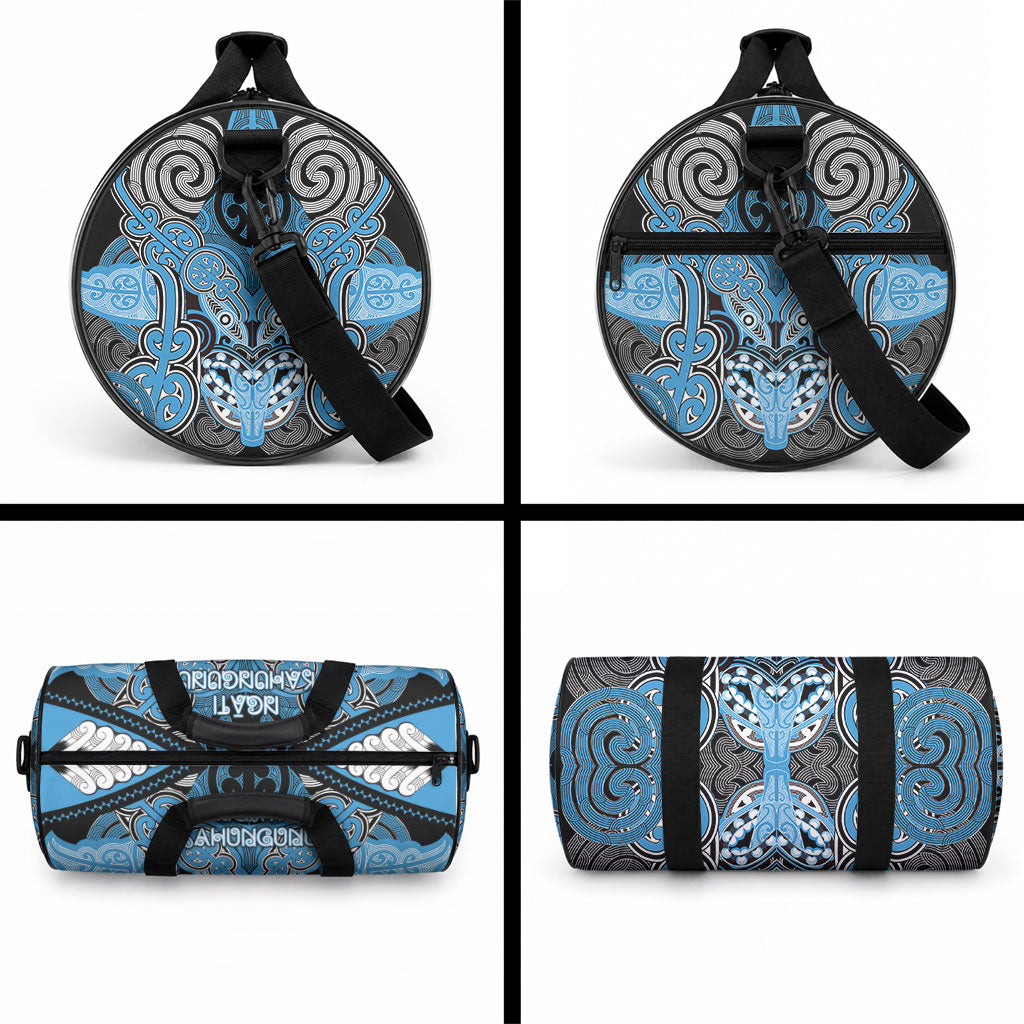 Aotearoa Iwi Ngati Kahungunu Duffle Bag Maori Kowhaiwhai Pattern LT19 - Polynesian Pride